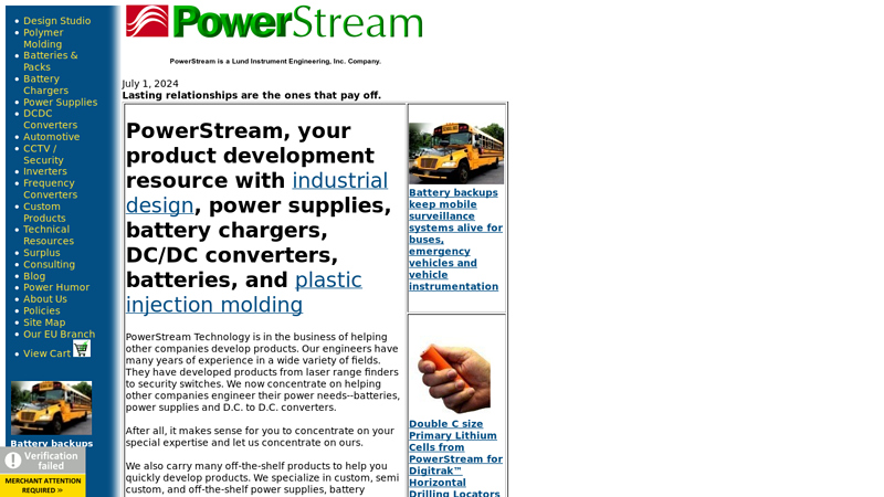 Injection molding, Batteries, Battery Chargers, Custom UPS, and power supplies for OEMs in a hurry from PowerStream