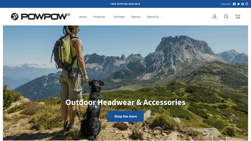 Outdoor Headwear and Accessories by PowPow C POWPOW Headwear and Accessories