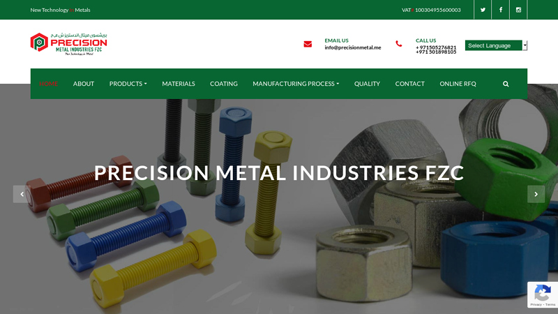 Image of Precision Metal Industries FZC