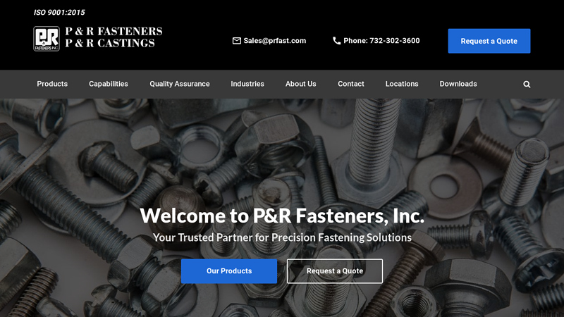 P&R Fasteners, Inc. - Specialty Fasteners and Castings for OEM Markets - Somerset, NJ