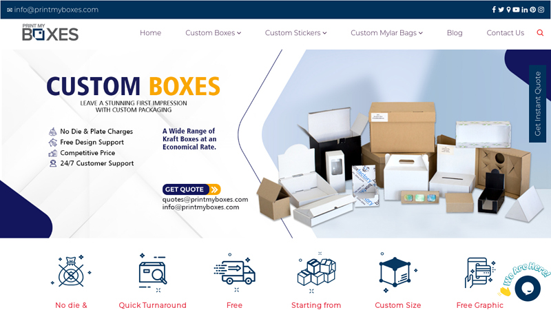 Best Manufacturer of Custom Wholesale Boxes | Print My Boxes