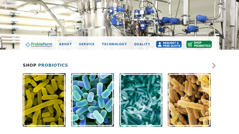 Probiotic Manufacturers in USA - Award-winning probiotics manufacturing ProbioFerm