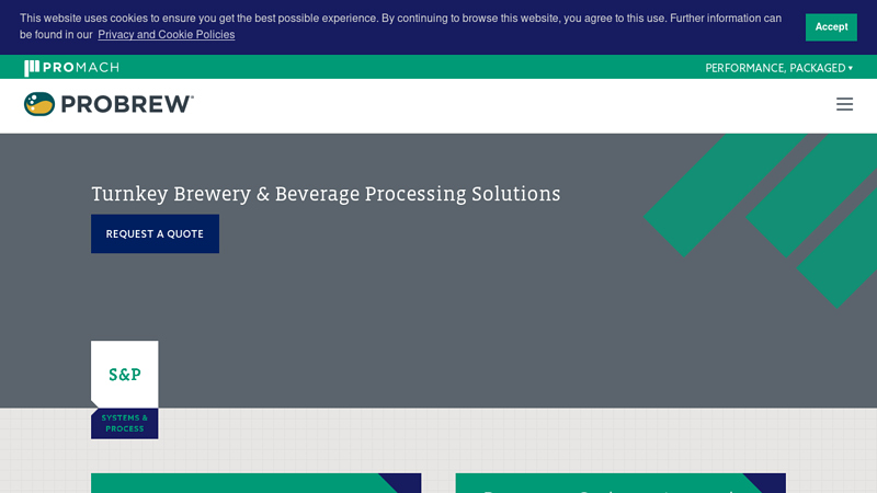 Turnkey Brewery Equipment & Beverage Processing Systems | ProBrew