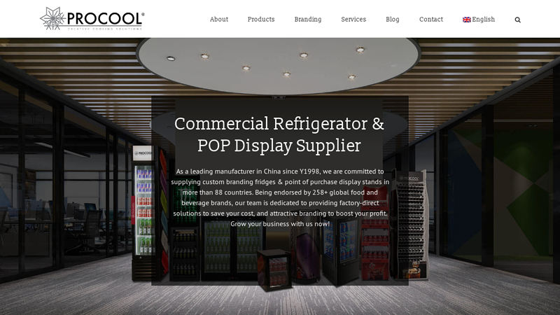 Commercial Refrigerator Supplier, Manufacturer | PROCOOL