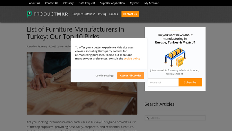 Image of List of Furniture Manufacturers in Turkey: Our Top 10 Picks