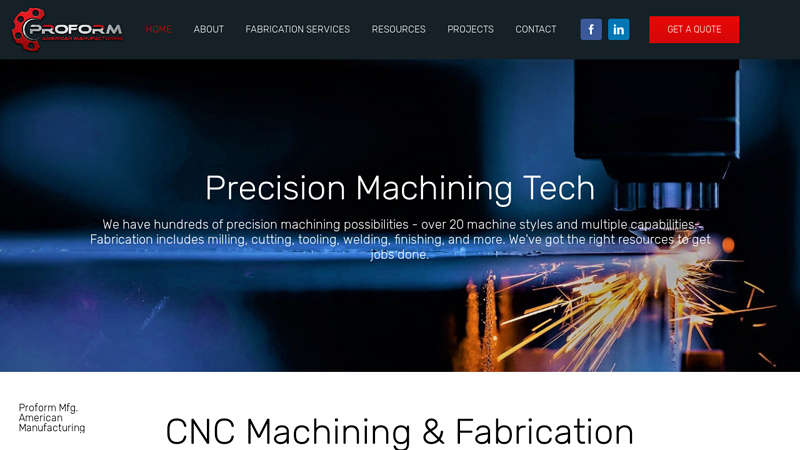 Precision Machining - Proform Manufacturing