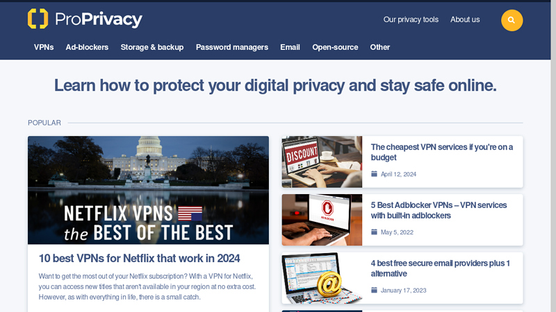 Learn how to protect your digital privacy and stay safe online - ProPrivacy