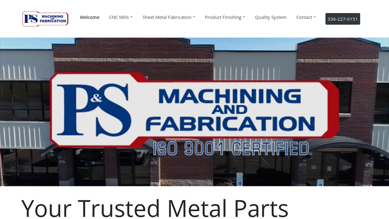 Your Trusted Metal Parts Manufacturer | P&S Machining and Fabrication