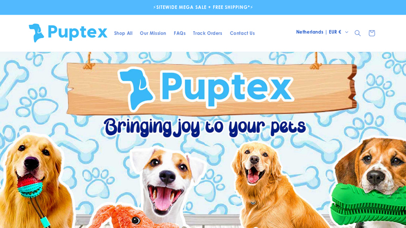 Puptex - Delivering Joy To Your Pets!