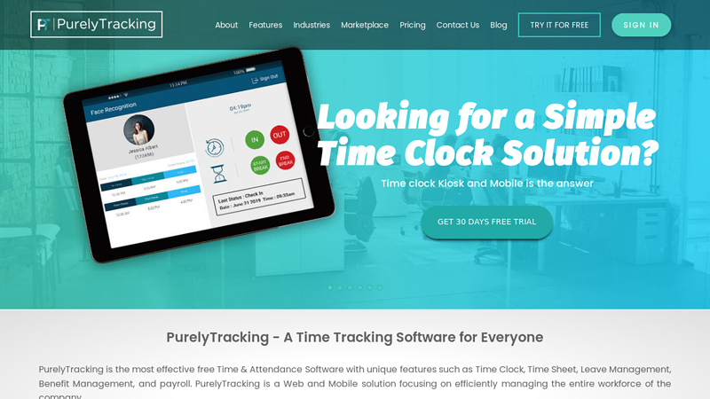 Free Time & Attendance Software | PurelyTracking