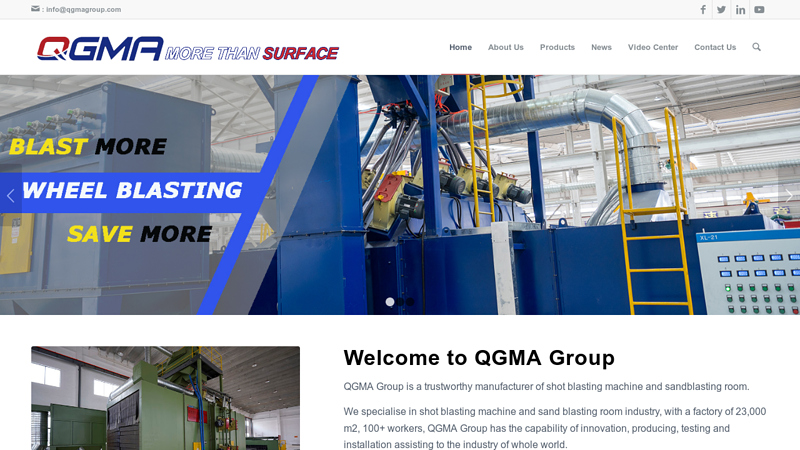 Shot Blasting Machine Manufacturer China - QGMA Group