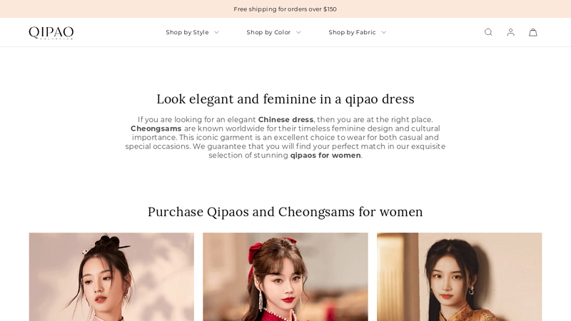 Qipao Cheongsam | Official Online Store