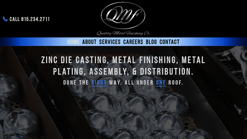 Quality Metal Finishing Co. | Zinc Die Casting | Metal Finishing