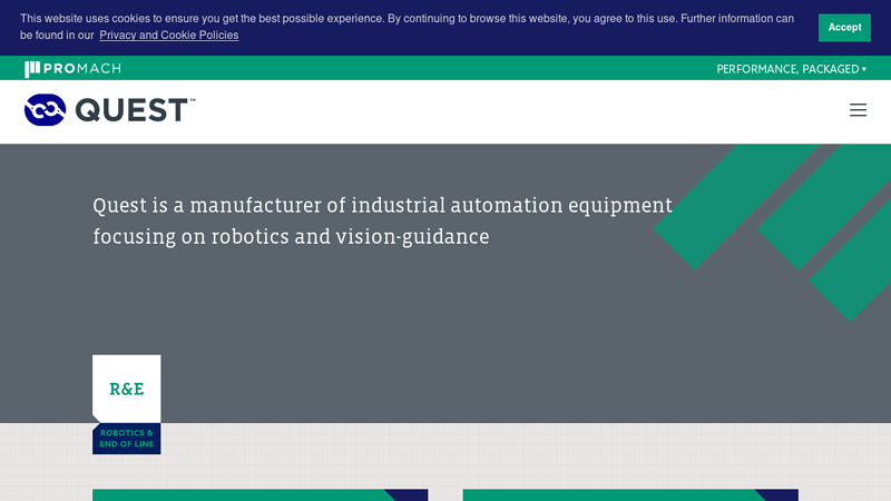 Robotic Packaging Solutions - Vision-Guided Industrial Automation Equipment | Case Packing Systems & Tray Loaders | Quest