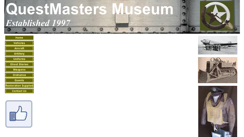 QuestMasters Online Museum Home Page