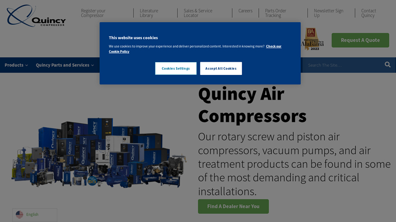 Quincy Compressor | Leading Air Compressor Manufacturer