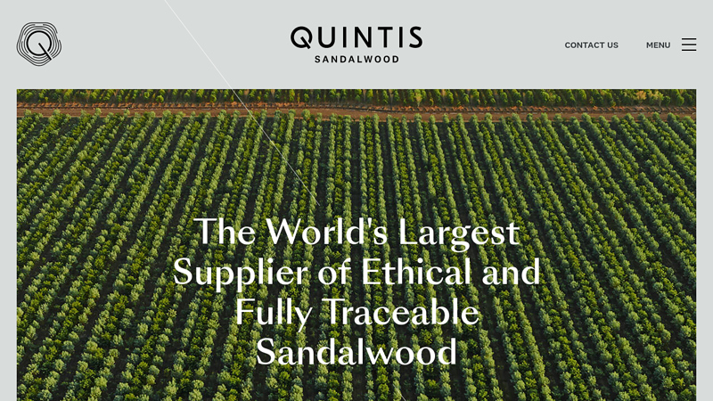 Quintis | Proudly Australian | Sustainable Indian Sandalwood Supplier