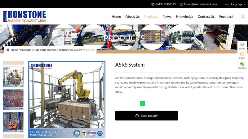 Image of China Customized ASRS System Manufacturers Suppliers Factory