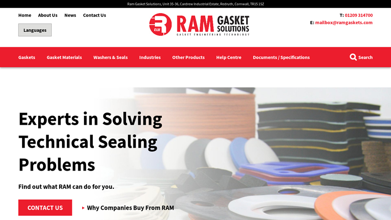 Gasket Manufacturer & Material Supplier | 1000+ Materials In Stock