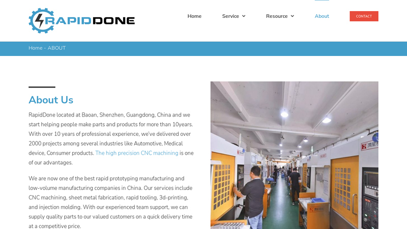 Image of About RapidDone: Your Best Rapid Prototyping Manufacturer from China