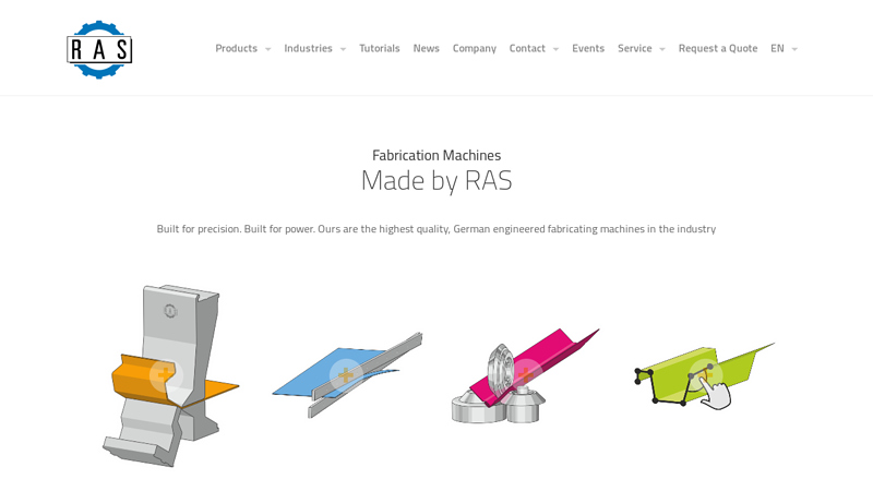 Precision Sheet Metal Fabrication Machinery | RAS Systems