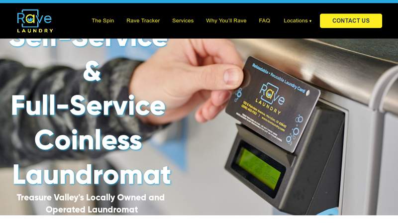 Rave Laundry Boise + Meridian | Self-Service Laundromat and Wash Dry Fold Service