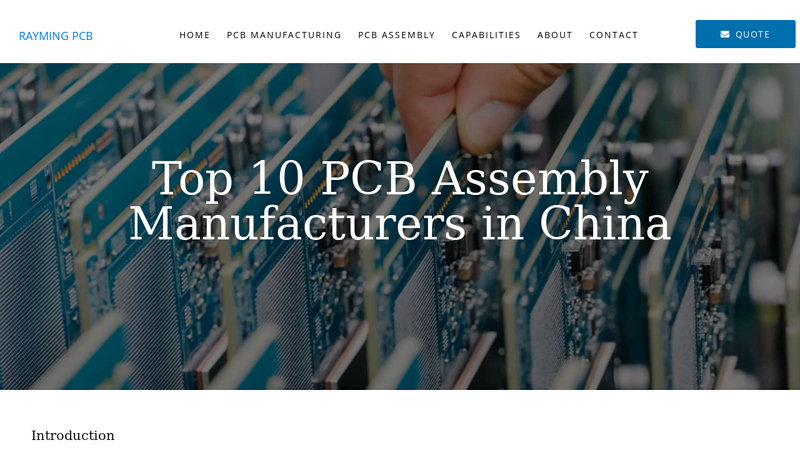 Image of Top 12 Electronic Prototype Manufacturers In China