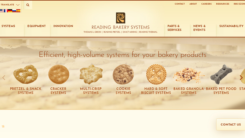 Bakery Equipment, Bakery Systems & Bakery Machines