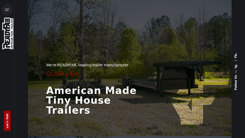 Tiny House Trailers | READYFAB | American Made Trailers