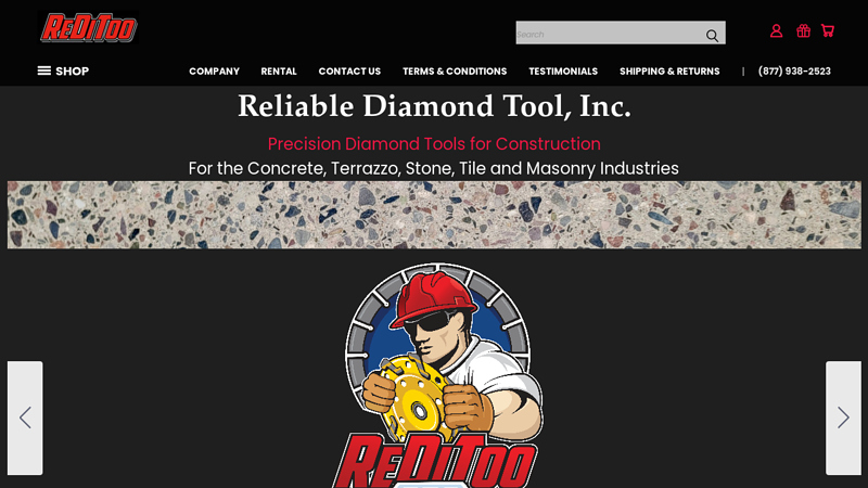 Reliable Diamond Tool Manufacturer - Concrete, Terrazzo & Stone, Grinding, Cutting, Coring & Polishing