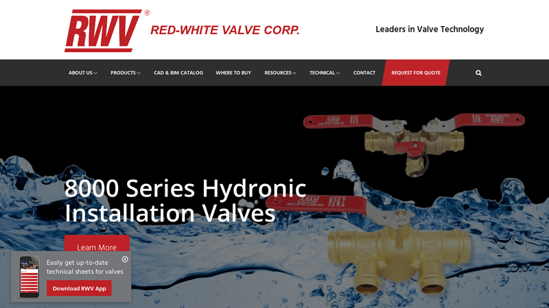 RED-WHITE VALVE CORP. | Valve Manufacturer and Supplier