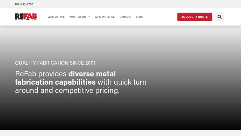 Home Page - ReFab Metal Fab