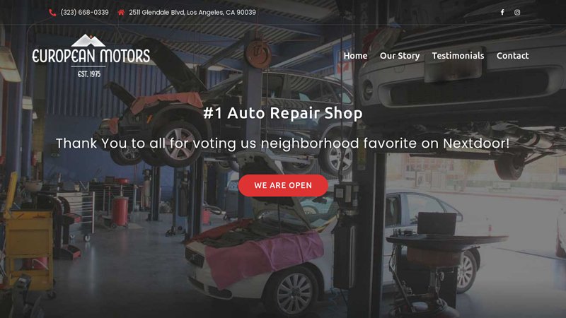 European Motors | Neighborhood Favorite Auto Repair Shop Since 1975