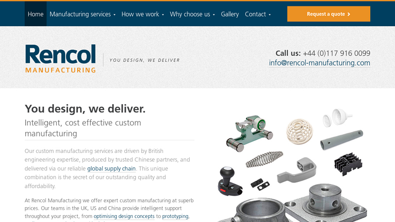 Plastic Injection Moulding, Die casting, Machining | Rencol Manufacturing