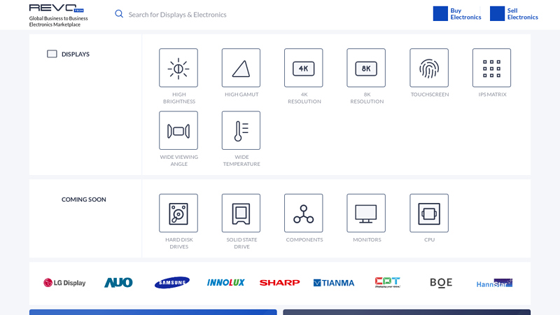 Buy & Sell Excess Electronic Components, Displays, Monitors and IT Hardware