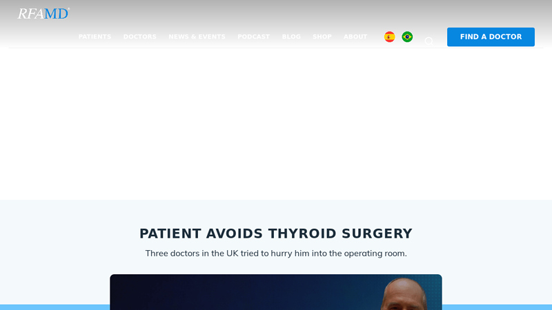 Radiofrequency Ablation | Find Thyroid Ablation Experts | RFAMD