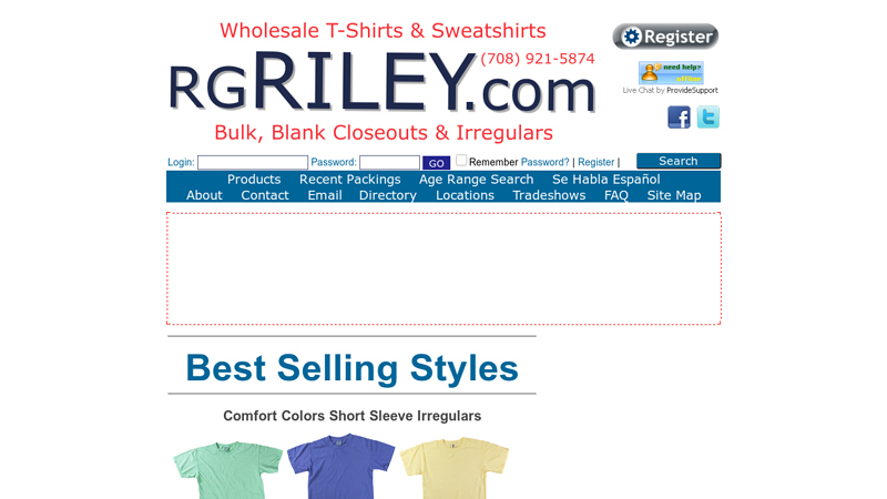 Buy in Bulk Tee Shirts and Sweatshirts at Wholesale Prices | RGRiley.com