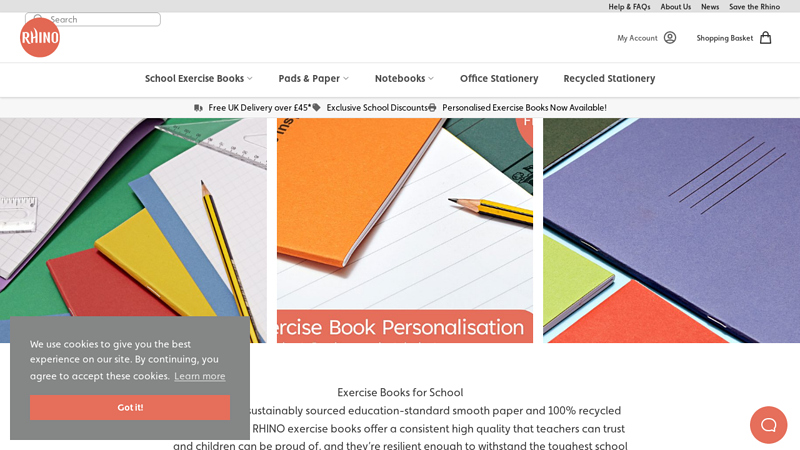 RHINO Stationery | High-Quality UK School Stationery | Office