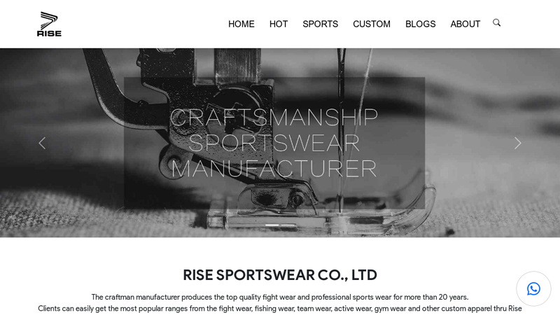 RISE Sportswear Manufacturer Factory in China