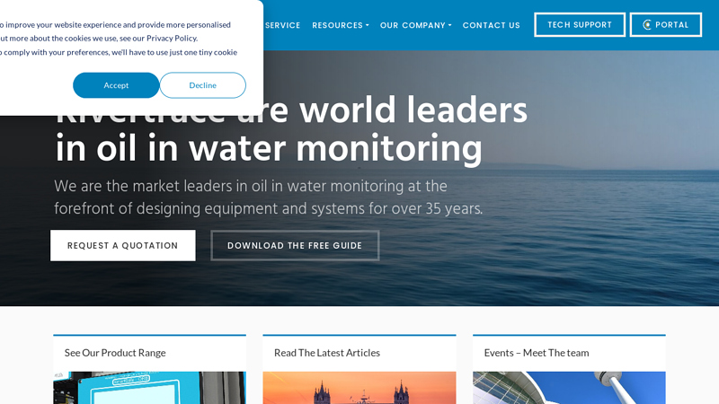 Rivertrace are world leaders in oil in water monitoring