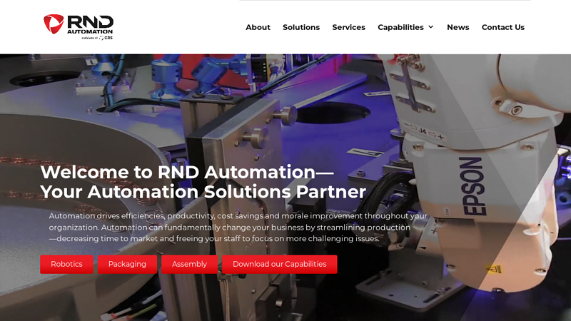 RND Automation - Robotics | Packaging | Assembly