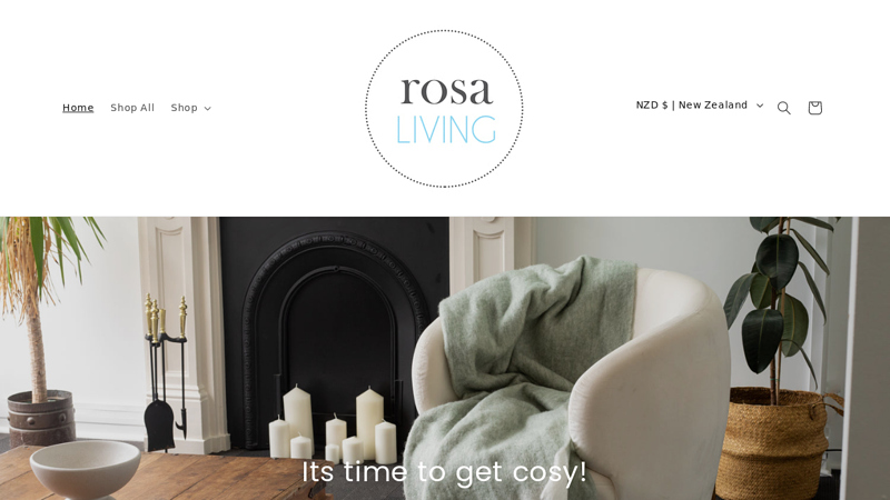 Rosa Living, bright and beautiful sleepwear, clothing and homewares