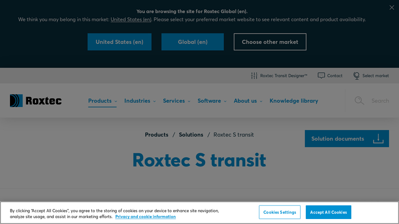 Image of Multi cable transit system