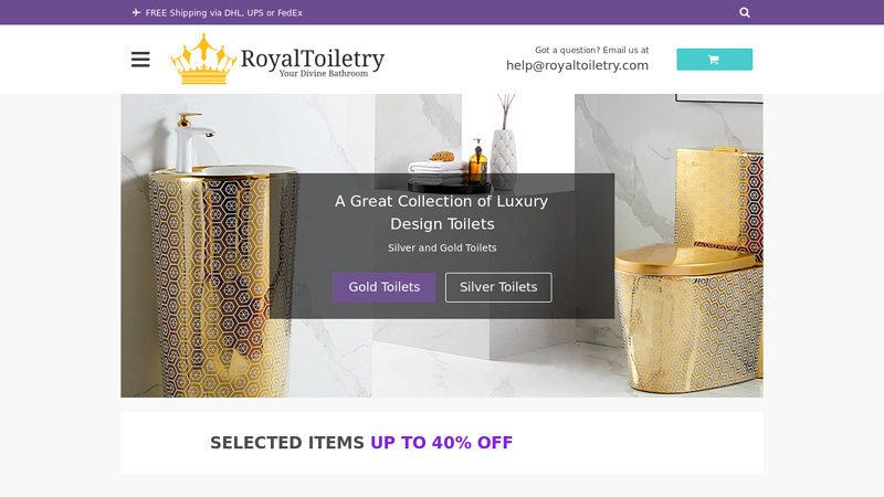 Luxury toilets and bathroom accessories - Royal Toiletry Global