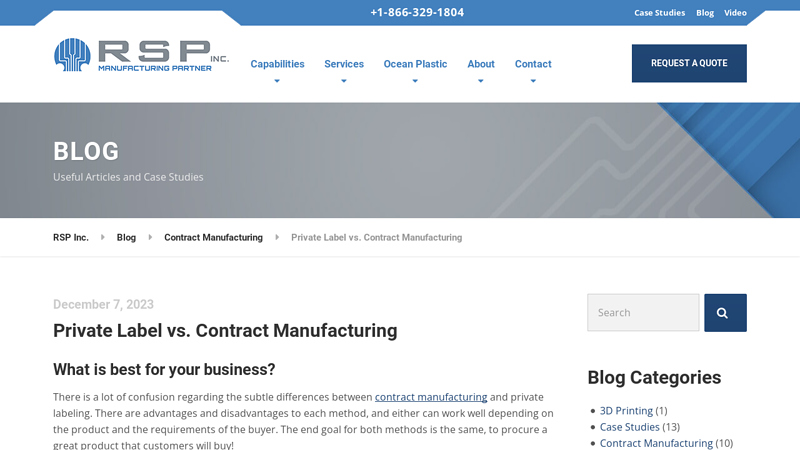 Image of Private Label Vs. Contract Manufacturing: Differences | RSP