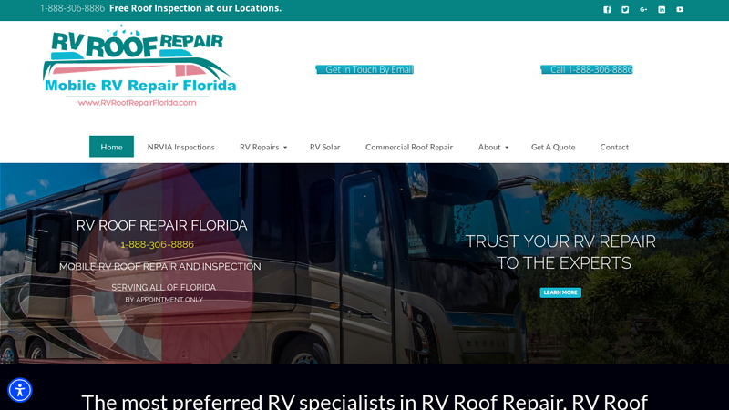 Florida RV Roof Repair - Mobile RV Service | Used RVs For Sale Florida