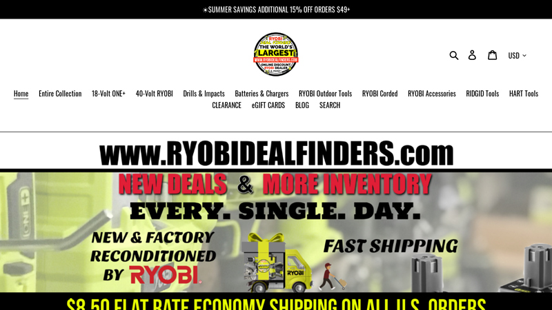 Discounted Ryobi Tools and Accessories C Ryobi Deal Finders