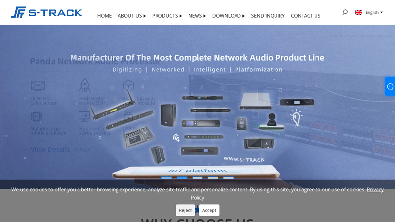 China Audio Processor, Digital Audio Processor, Audio Matrix, Manufacturers, Suppliers, Factory - S-TRACK