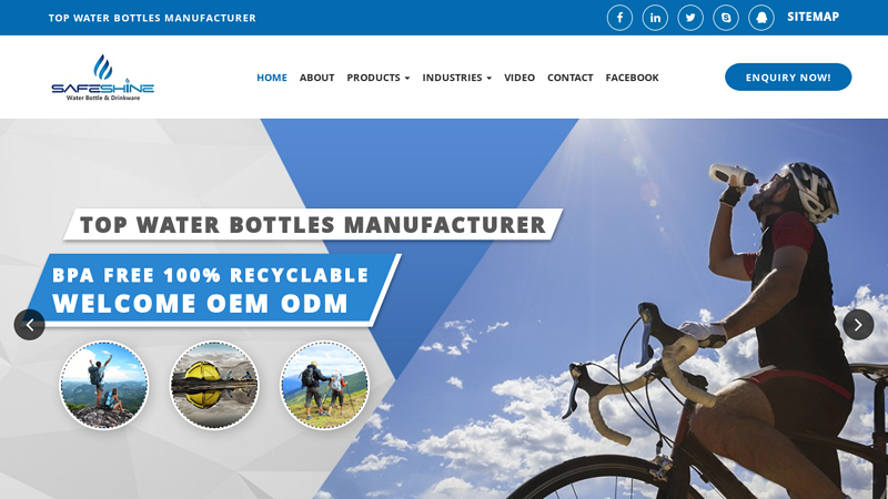 Top Water Bottles Manufacturer - Safeshine