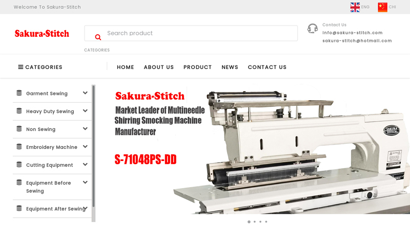 Sakura-Stitch Garment Machineries Industry